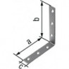 Equerre L.100 x 100mm B.19mm S.2mm VA Trou-D.53mm GAH (Par 25)
