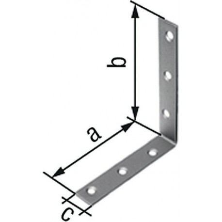 Equerre L.60 x 60mm B.16mm S.2mm VA Trou-D.55mm GAH (Par 50)