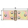 Charnière H.121mm Ouvert 35mm S.1,5mm STA VA GAH (Par 10)