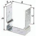 Support poteau ETA-10/0210 121x150x100x60mm Galvanisé à chaud