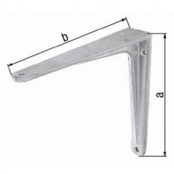 Equerre L.300mm H.250mm Alu Capacité 90kg GAH (Par 10)