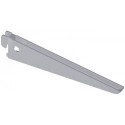 Support en U 10201 longueur 170 mm par support 50 kg acier blanc aluminium avec trou de suspension SYSTEME D'ELEMENT (Par 10)