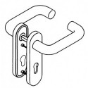 Poignée porte 111R11.210 plastique 33 D/D TS 38-48mm PZ rd DIN Gauche/Droite HEWI