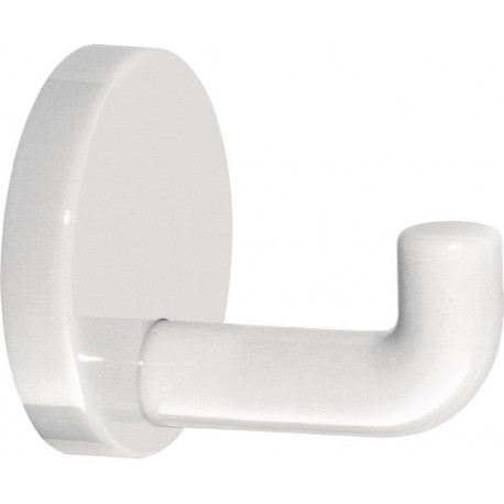 Crochet simple 477.90.045 65mm PA blanc 99 D.60mm HEWI