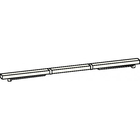Glissière pour GSR/VL pour TS 93 B argent Côté charnière DORMAKABA