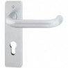 Poignée porte Paris FS-138F/202K Alu.F1 D/D TS 40-55mm PZ Rect.DIN Gauche/Droite HOPPE