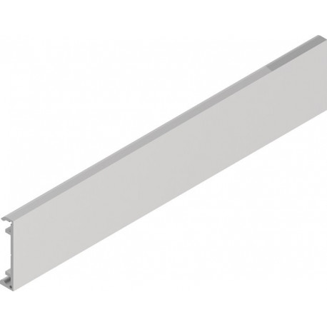Clip couvercle aluminium effet inox anodisé à clipser sur 2100 mm