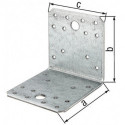 Equerre Connecteur d'angle 90x65x90mm S.2,5mm ETA-08/0165 GAH (Par 50)