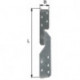 Connecteur Ancrage de panne de chevron G/D 210x33x2mm GAH (Par 50)