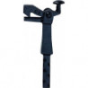 Arret portail 1301/1303/1305 GT noir 105mm 15x13mm KWS
