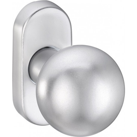 Poignée porte boule 2033/5010 Material Inox EST carré.8mm fixe / rotatif EDI