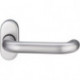 Poignée porte 1103/2133 Inox EST droit carré.9mm EDI