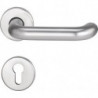 Set poignée porte Riva FS 103/103 Alu.F1 D/D TS 38-58mm PZ rd.DIN Gauche / Droite EDI