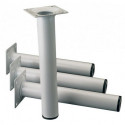 Pieds meubles alu blanc .30mm H.700mm (Par 4)