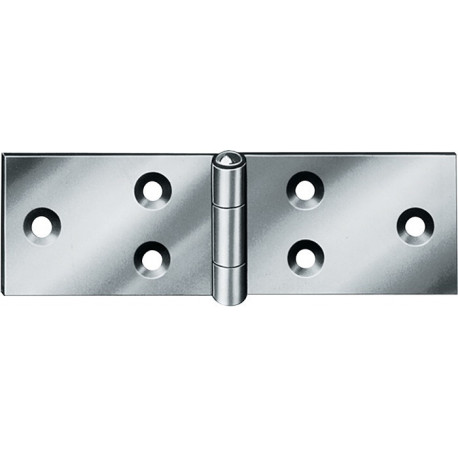 Charnières H.34mm B.offen140mm S.1,6mm Acier galvanisé bleu (Par 20)
