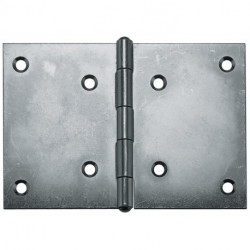 Charniere inox 1.4301 10504 H.30mm B.45mm S.1,0mm roulé (Par 50)