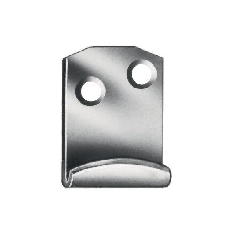 Crochet de verrouillage L.44 B.18 S.2mm acier galvanisé bleu droit VORMANN (Par 50)