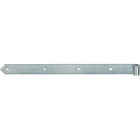 Charnière de magasin largeur 37 mm longueur 300 mm épaisseur 5 mm acier galvanisé bleu semi-lourd VORMANN