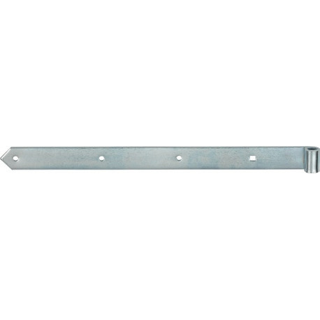 Charnière de magasin largeur 37 mm longueur 500 mm épaisseur 5 mm acier galvanisé bleu semi-lourd VORMANN