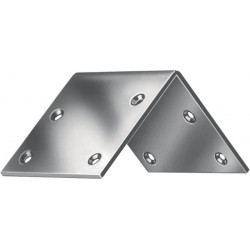 Equerre large 40mm -L.40mm galva bleu (Par 50)