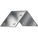 Equerre large 60mm -L.60mm galva bleu (Par 20)