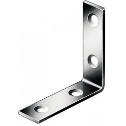 Equerre L.25x25mm B.15mm S.2mm Acier galvanisé bleu VORMANN (Par 100)
