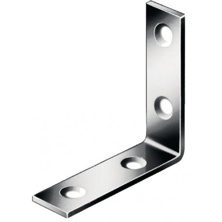 Equerre L.25x25mm B.15mm S.2mm Acier galvanisé bleu VORMANN (Par 100)