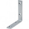Equerre L.100mm B.20mm S.5mm Acier galvanisé bleu - Trous-D.5mm VORMANN (Par 10)