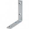 Equerre L.120mm B.20mm S.5mm Acier galvanisé bleu - Trous-D.6mm VORMANN (Par 10)