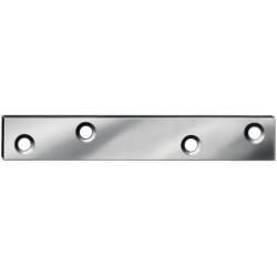 Plaque de raccordement L.170mm B.30mm S.3mm Acier galvanisé bleu (Par 50)