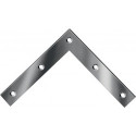 Equerres L.100x100mm B.15mm S.1,5mm acier galva bleu. (Par 20)