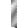 Plaque perforée H160xB40xS2mm galvanisé VORMANN (Par 50)