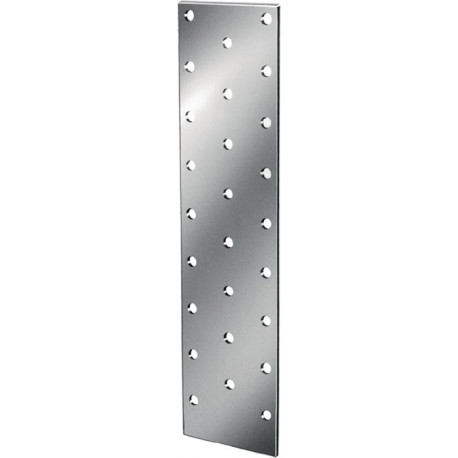Plaque perforée H200xB60xS2mm galvanisé VORMANN (Par 25)