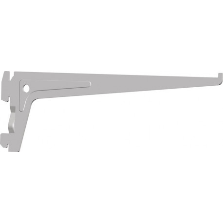 Equerre PRO 10105 L.400mm capacité 60kg acier blanc (Par 10)