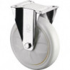 Roulette D.125mm Capolyamidecité .450kg Plastique Support L135xB110mm blanc BS ROLLEN