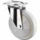 Roulette D.150mm Capacité.300kg plastique L135xB110mm blanc BS ROLLEN