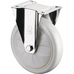 Roulette D.150mm Capolyamidecité .300kg Plastique Support L135xB110mm blanc BS ROLLEN