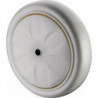 Roulette D.100mm Capacité 300kg Ku.blanc Axe D.12.5mm Longueur du moyeu 59mm BS ROLLEN