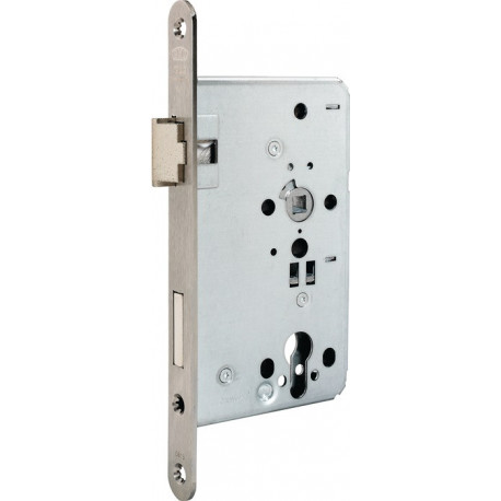 Serrure à mortaise 0715 PZ 24/ 55/72 DIN droite Acier inoxidable Classe 4 BKS