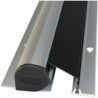 Profil de protection Rollo NR-25 L.1925mm BG argent.Rollo noir ATHMER