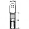 Joint de porte Doppeldicht® M-12/35 1-393 2-s.L.1208mm aluminium, anodisé argent ATHMER