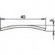 Seuil inox 164 3-107 longueur 965 mm inox brossé mat ATHMER