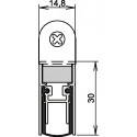 Joint de porte Schall-Ex® DUO L-15 WS 1-382 2-s.L.1083mm Alu anodisé.HLT ATHMER