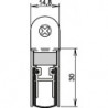Joint de porte Schall-Ex® DUO L-15 WS 1-382 2-s.L.1083mm Alu anodisé.HLT ATHMER