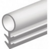 Joint de butée de porte 104 longueur 100 m pour fraisage en flan silicone D. 6 mm blanc