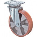 Rouleau de renvoi D. de la roue 160 mm cap. charge 300 kg avec plaque de fixatio