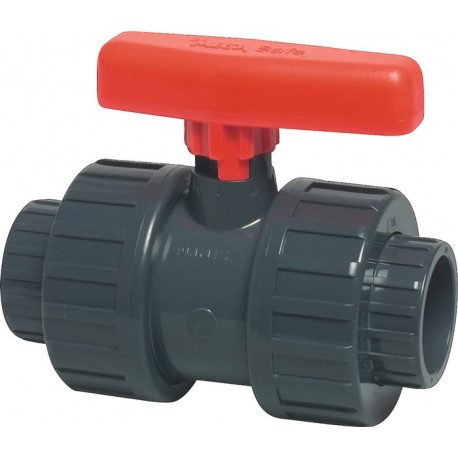 Robinet à boisseau sphérique Safe 600 PVC-UIG taille nominale mm 25 MEGA (Par 15)