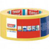 Crêpe de précision 4334 lisse jaune longueur 50 m largeur 50 mm rouleau TESA (Par 3)