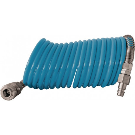Set de tuyaux spiralés D. intérieur 6 mm D. ext. 8 mm longueur 5 m raccord DN 7,2 EWO