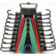 Set de serrage de bagages 10 pièces longueur 4 x 45/4 x 60/2 x 80 cm UNITEC